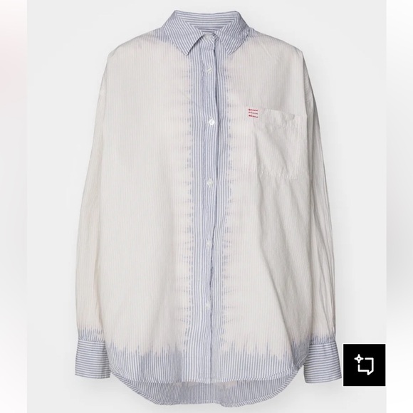 BDG Urban Outfitters
BLEACH STRIPE SADIE - Button-down blouse - ivory Sz XS NWT - Picture 4 of 15